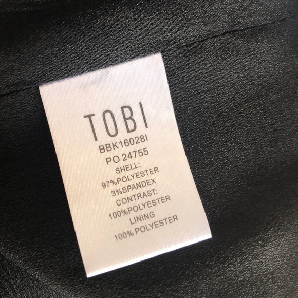 TOBI | Womens Black Mini Skirt Mesh - Picture 7 of 7